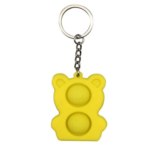 Брелок Pop It Ведмедик (yellow) Брелок Pop It Ведмедик (yellow)